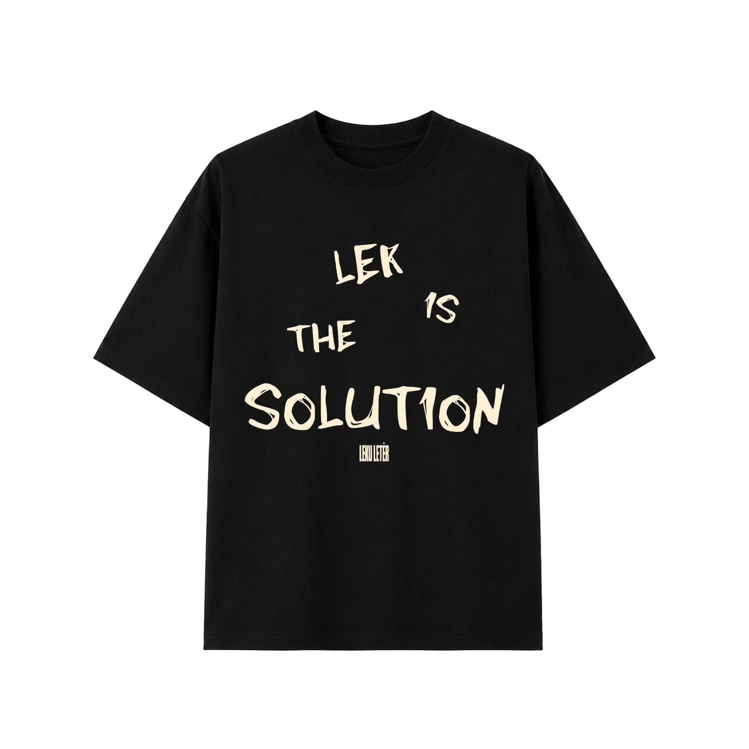 THE SOLUTION BLACK TEE
