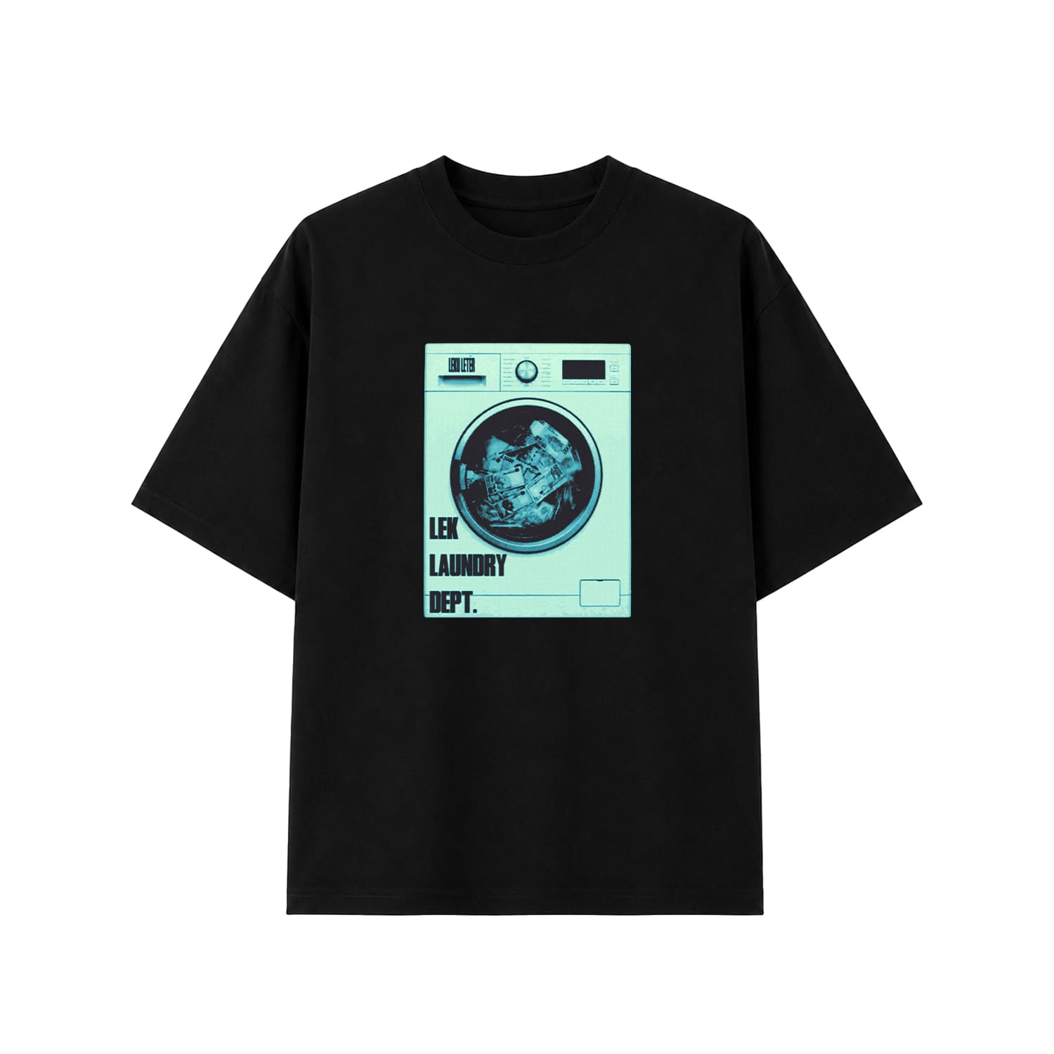 WASHING MACHINE BLACK TEE