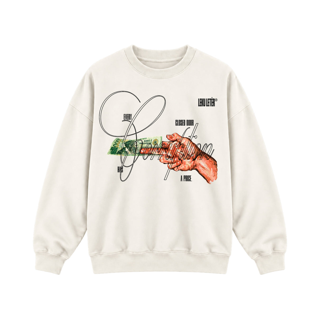 “CORRUPTION” CREWNECK