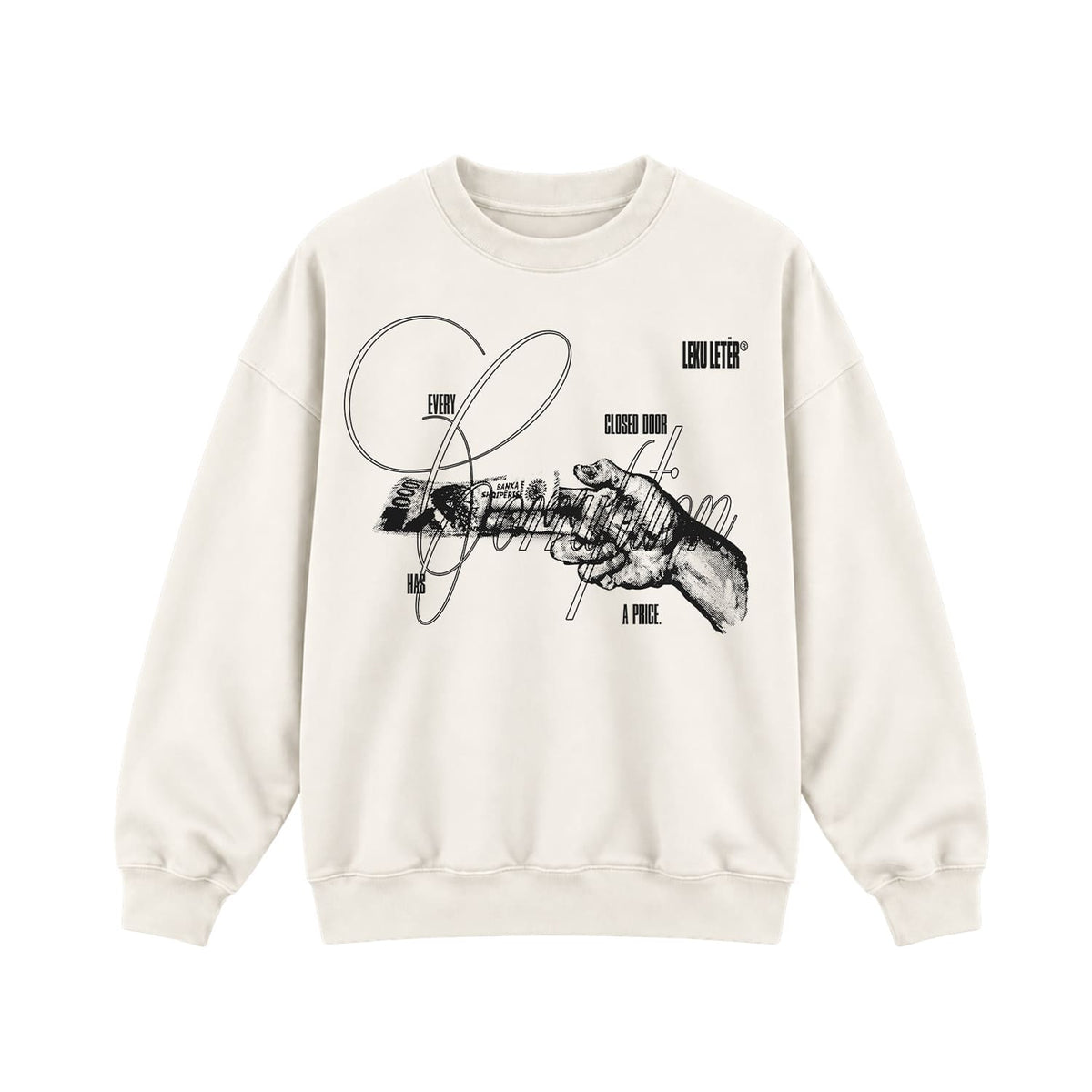 “CORRUPTION” CREWNECK